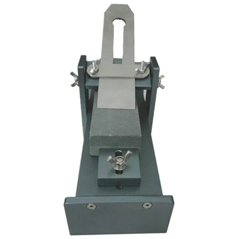 Fixed angle sharpening tool for woodworking chisels and planers with aluminium alloy construction