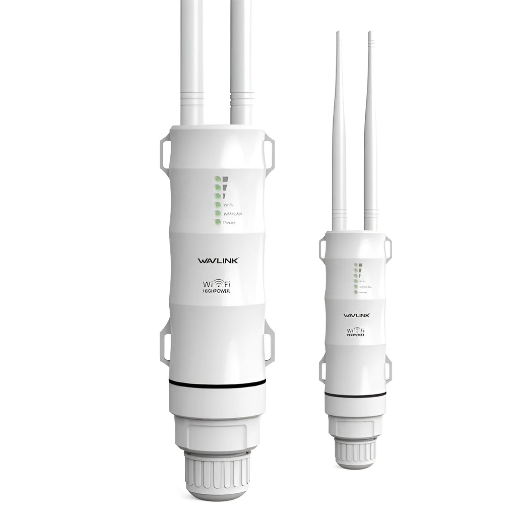 AC600 white outdoor wireless AP rangefinder with detachable components for 600 metre coverage