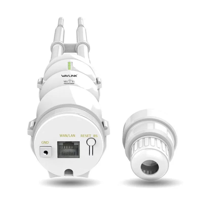 AC600 white outdoor wireless AP rangefinder with detachable components for 600 metre coverage