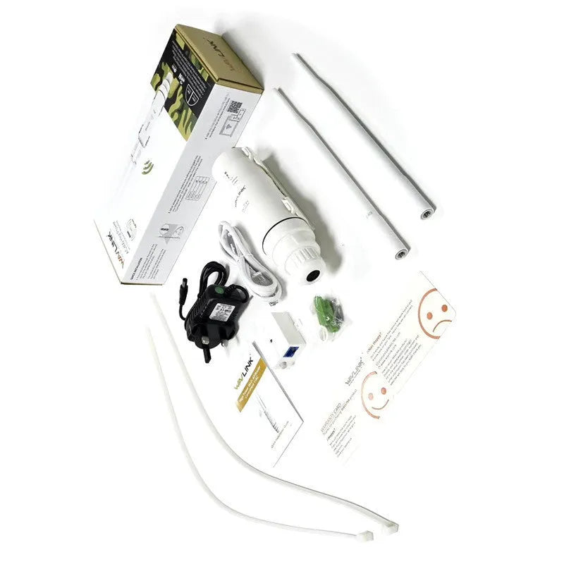 AC600 white outdoor wireless AP rangefinder with detachable components for 600 metre coverage