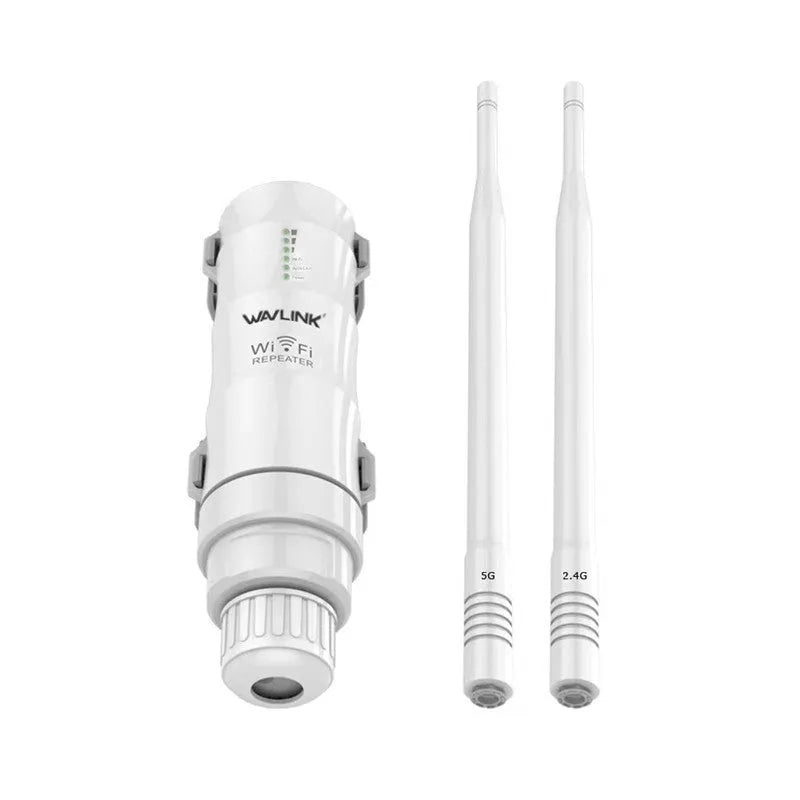 AC600 white outdoor wireless AP rangefinder with detachable components for 600 metre coverage