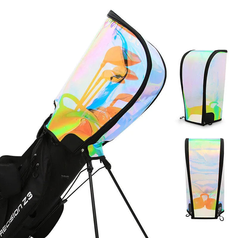 Transparent ball bag cap with laser colours and adjustable buckle for sports equipment
