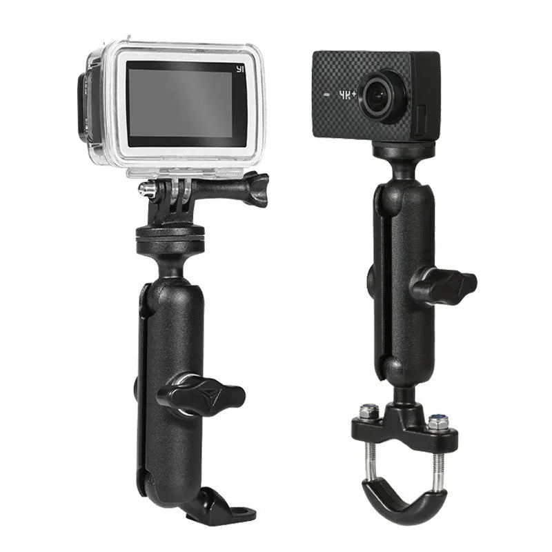 Modo Wolf aluminium alloy motorcycle driving recorder bracket base with 360 degree rotation for MOTOWOLF cameras