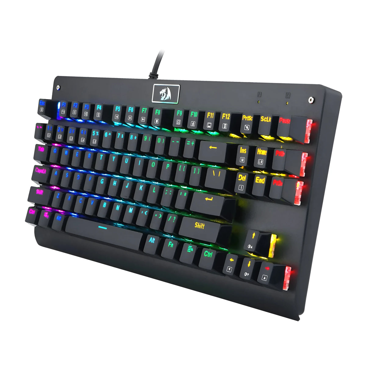 Eagletec KG010 wired mechanical keyboard black 87 keys backlit USB