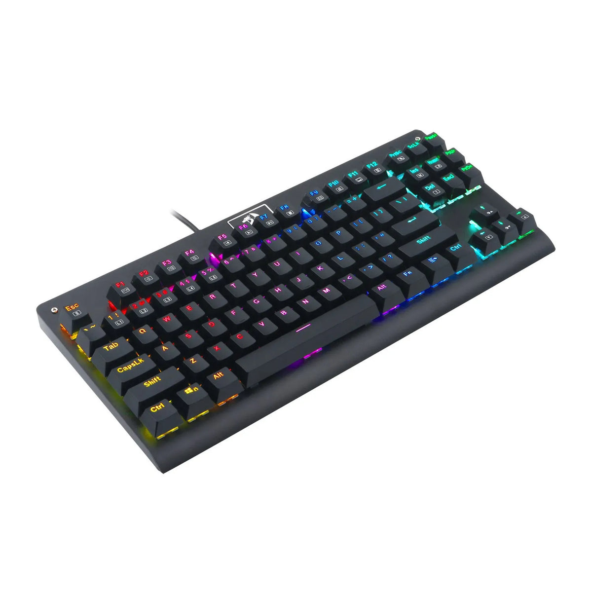 Eagletec KG010 wired mechanical keyboard black 87 keys backlit USB