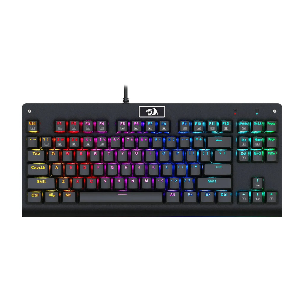 Eagletec KG010 wired mechanical keyboard black 87 keys backlit USB