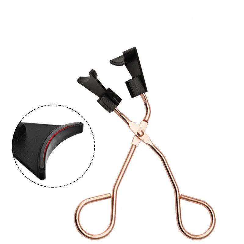 Quantum magnetic eyelash curler applicator tool rose red 10.5cm by 6cm