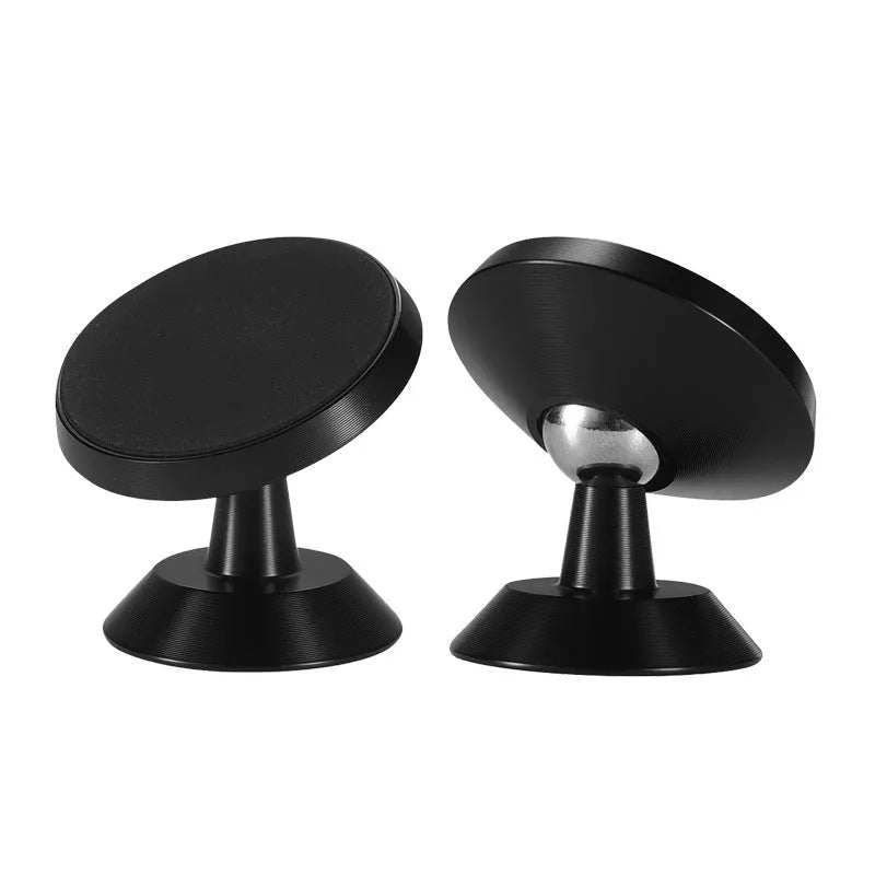 Universal magnetic car phone holder in black, silver and gold colours