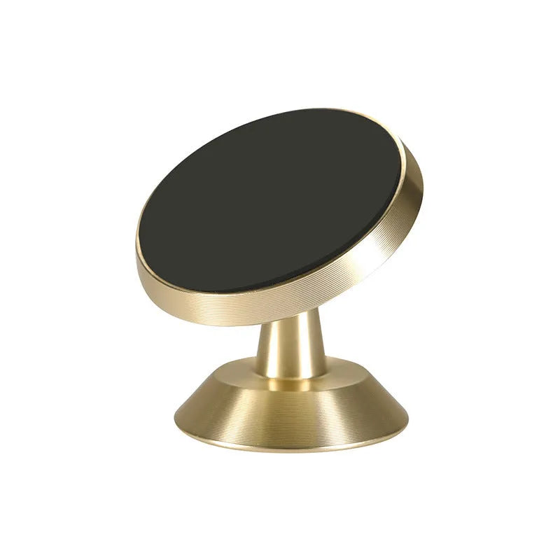 Universal magnetic car phone holder in black, silver and gold colours