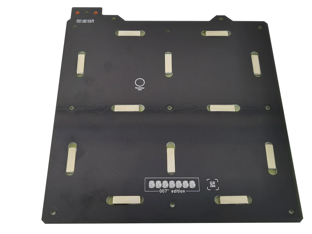 Prusa Mini MK3S magnetic heated bed with PEI coating and N50H magnet option, 24V 120W