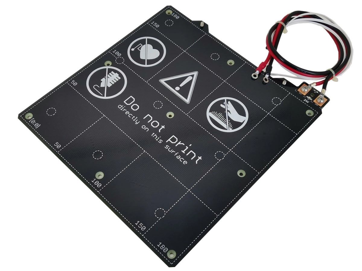 Prusa Mini MK3S magnetic heated bed with PEI coating and N50H magnet option, 24V 120W