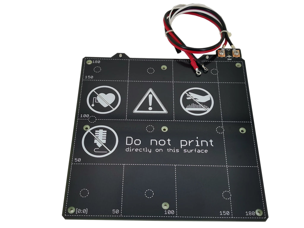 Prusa Mini MK3S magnetic heated bed with PEI coating and N50H magnet option, 24V 120W