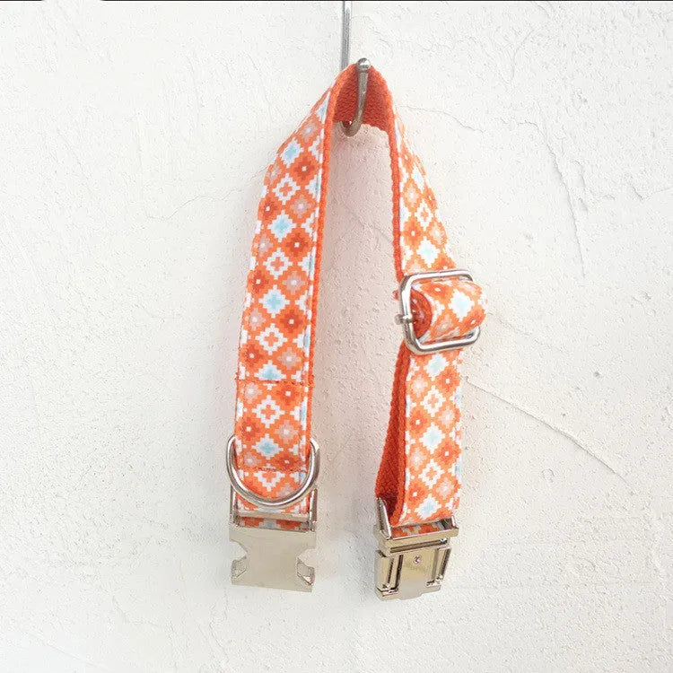 Dog pen leash set made from thickened polyester in Cookies colour with five size options