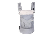 Baby front-carrying sling in azure blue colour with pure cotton surface and adjustable waist belt