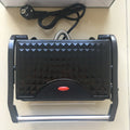 Nonstick electric grill steak maker in black with adjustable temperature control and power cord wrap