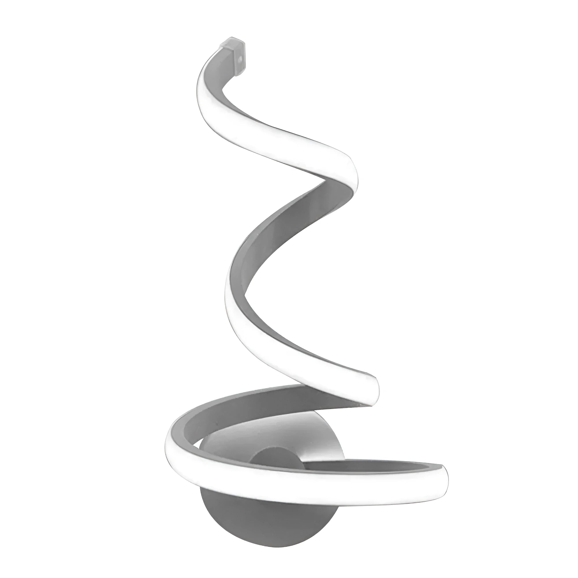 Modern Outer Snake style aluminium wall lamp with LED light in warm white or white light.