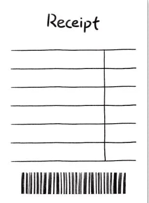 Mini notepad with simple line plan design, 65x89mm, 50 sheets of 80g paper, in a choice of 8 styles