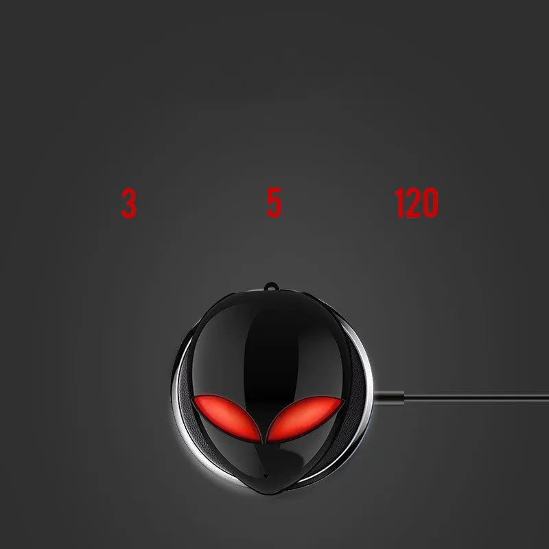 Creative Outer T8 Starman alien design Bluetooth headset with wireless charging case