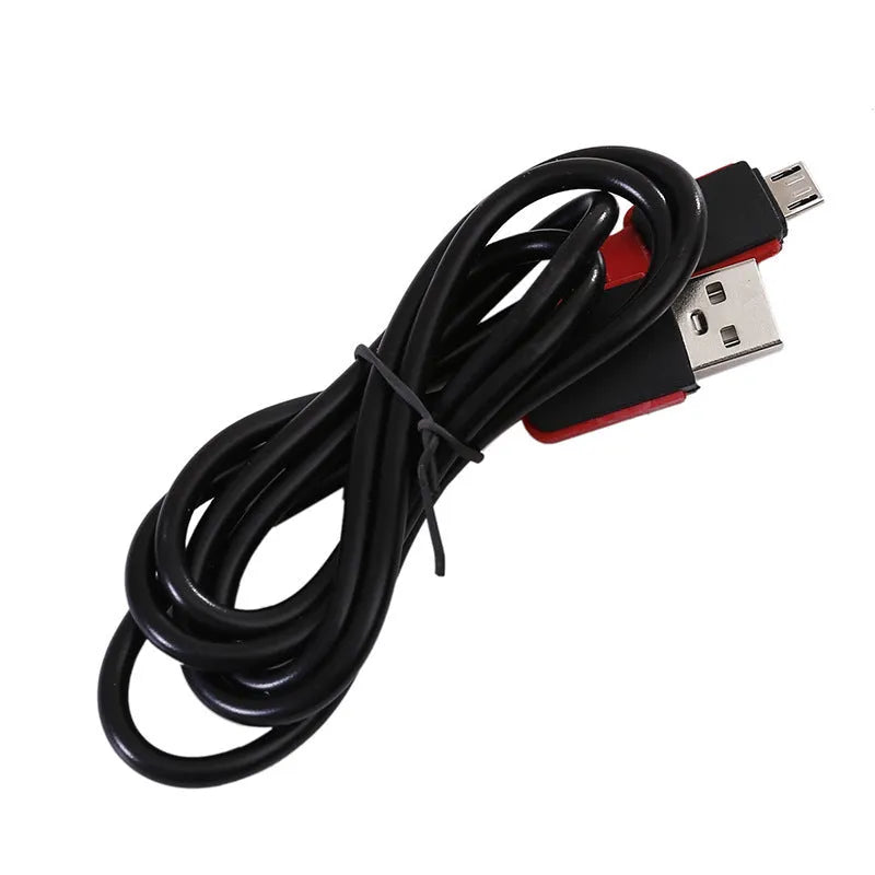 Red magnetic USB rechargeable COB flashlight with on/off switch and charging port.