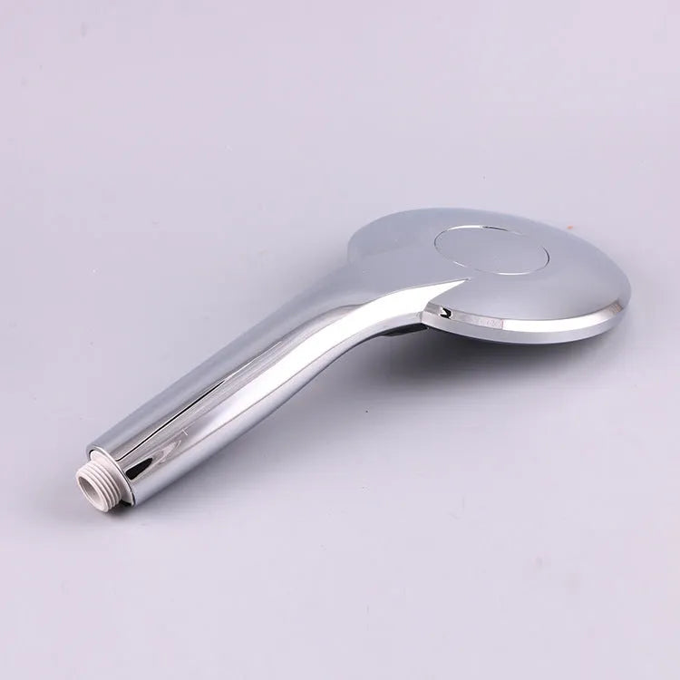 LED shower head with temperature sensor digital display 3 colour light three spray modes ABS electroplated finish