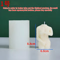 Shy Female Body silicone candle mould showing three different female body styles for candle and soap making
