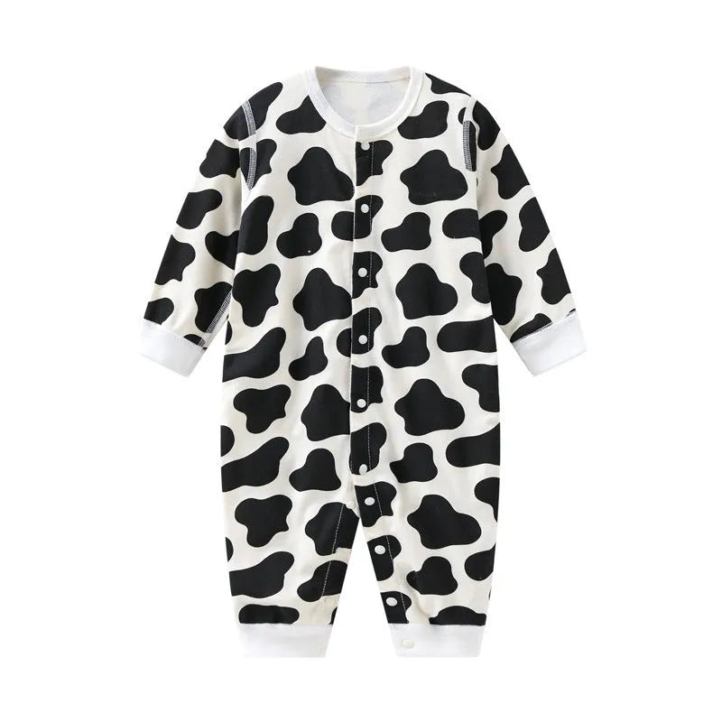 Combed cotton baby romper suit for newborns and toddlers in neutral colour options