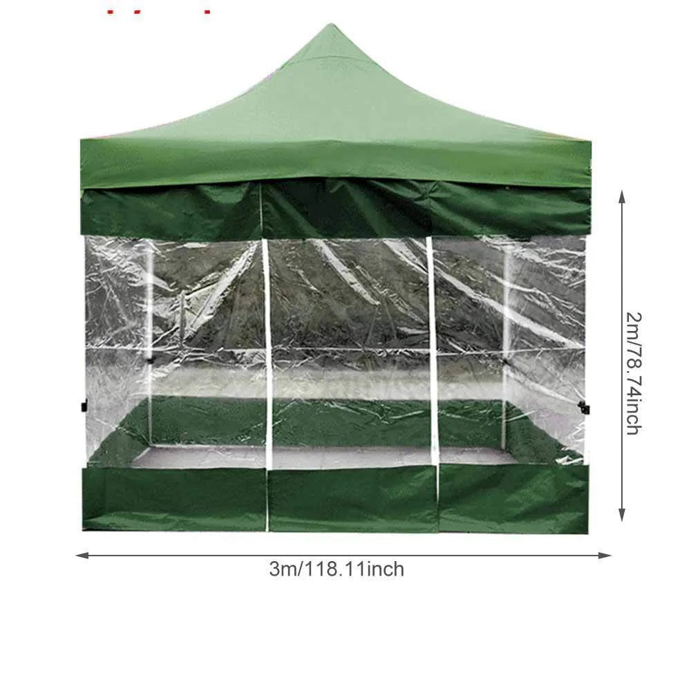Wraparound folding tent cloth 3 metre four corner steel support Oxford cloth waterproof windproof two bedroom