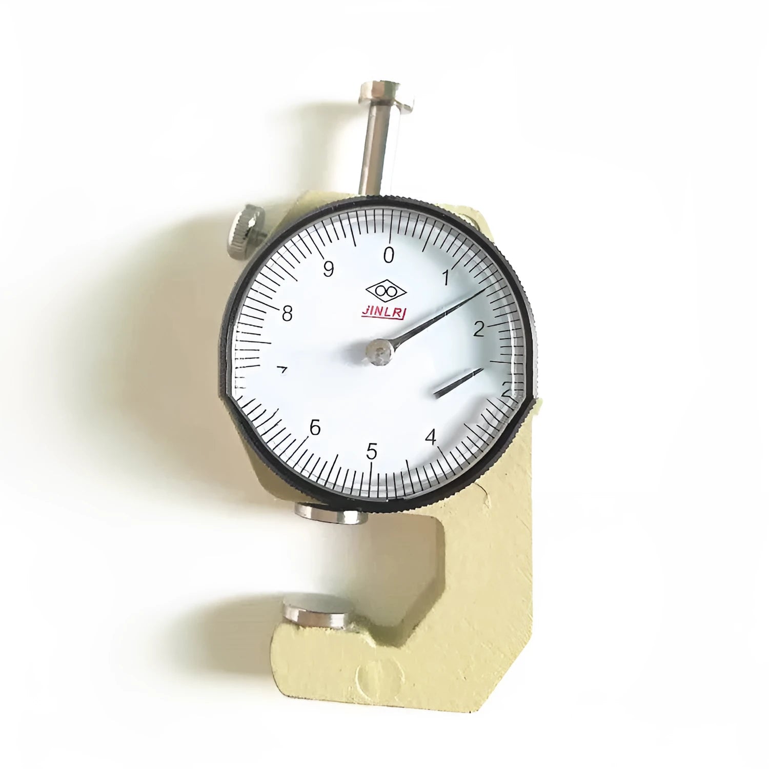 Digital thickness gauge for measuring steel tubes, plastic films and cloth materials with LCD display