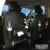 PU leather car seat back hanging organiser with pockets and built-in waste bin in multiple colour options.