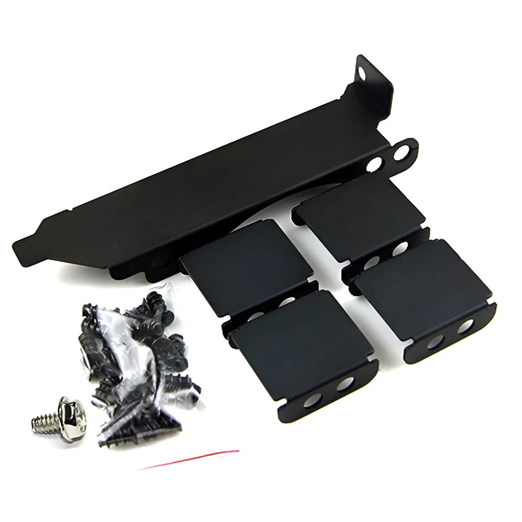 Graphics card cooling fan bracket supporting three 8cm or 9cm fans for GPU temperature management