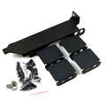 Graphics card cooling fan bracket supporting three 8cm or 9cm fans for GPU temperature management