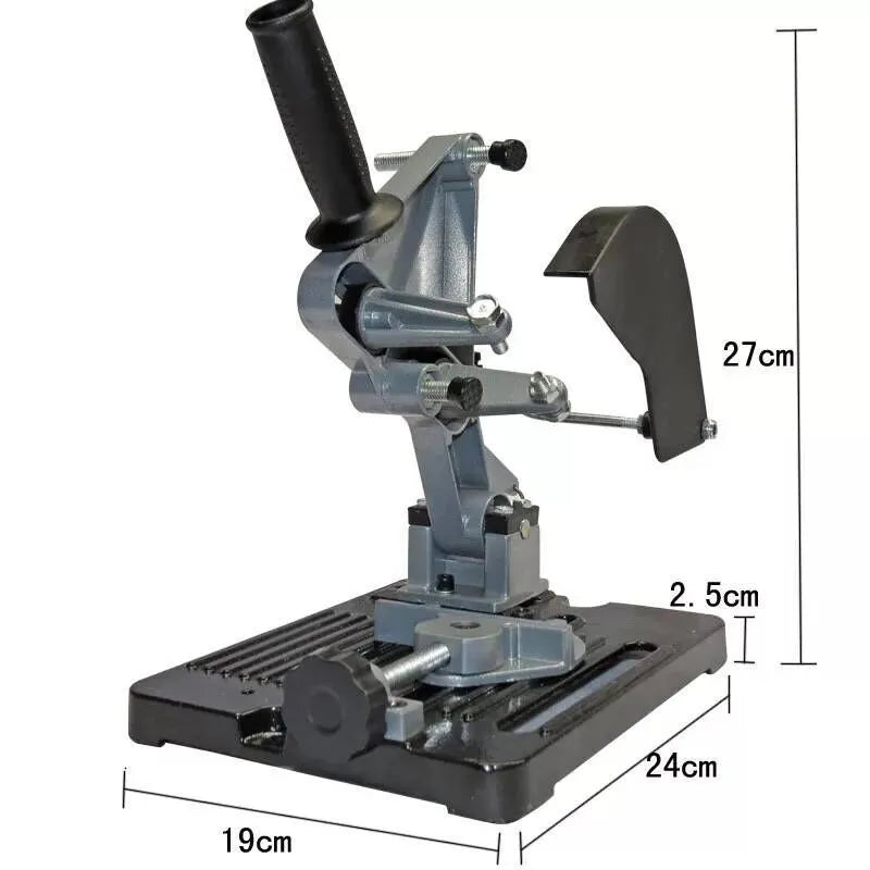Alloy angle grinder bracket for 125mm grinder mounting with one-tooth gear width