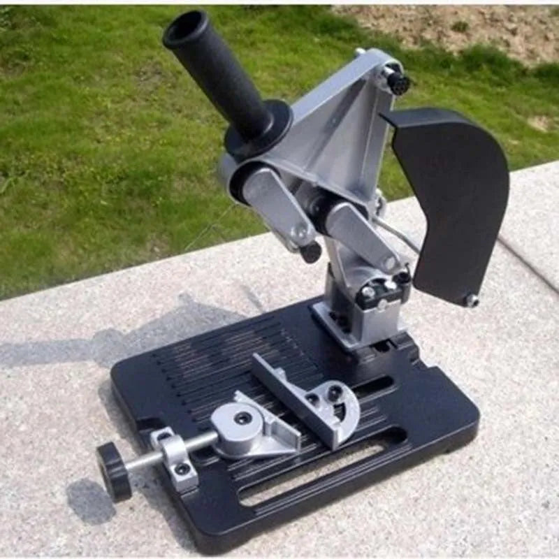 Alloy angle grinder bracket for 125mm grinder mounting with one-tooth gear width