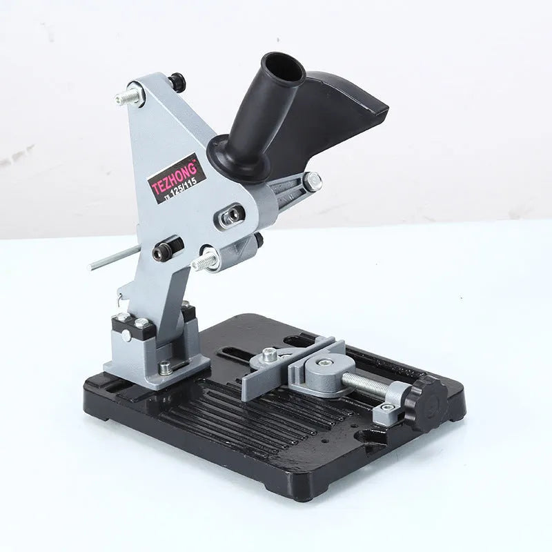Alloy angle grinder bracket for 125mm grinder mounting with one-tooth gear width
