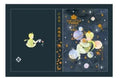 Hardback art notebook with Little Prince design featuring saddle stitch binding