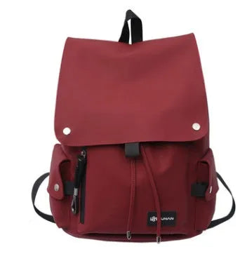 Large-capacity Ins backpack locomotive school bag in Oxford cloth with colour-contrast design for students