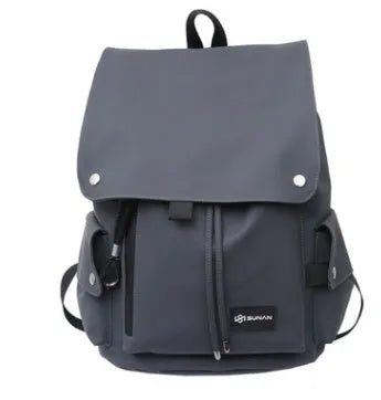 Large-capacity Ins backpack locomotive school bag in Oxford cloth with colour-contrast design for students