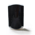 Cat wall corner friction massage comb brush with catnip in multiple colours, 12.8 cm long