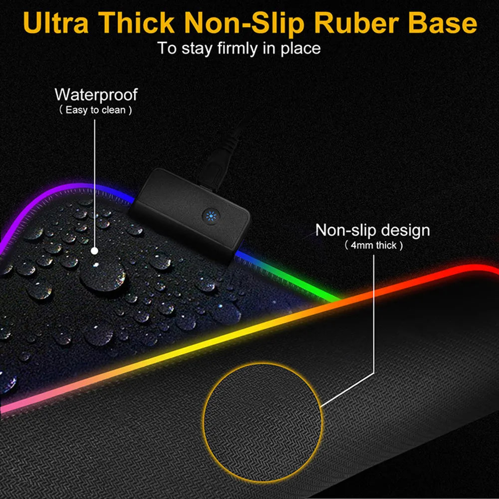 Sailor Moon desk mat with natural rubber base and fine cloth surface in a non-slip design for computer use