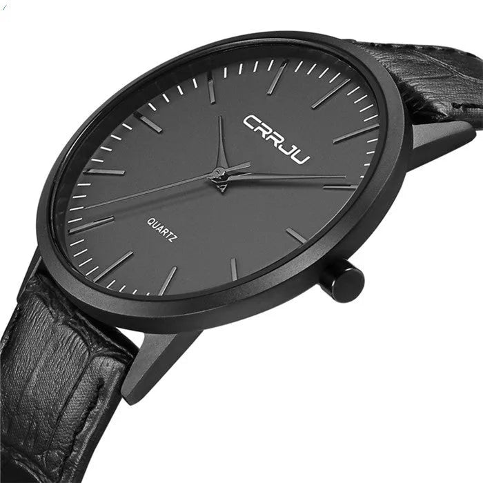 Casual quartz watch with alloy case and 30M water resistance in multiple colour combinations