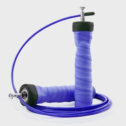 PROCIRCLE sweat-absorbent foam skipping rope with bearing skipping, black handles