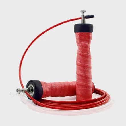 PROCIRCLE sweat-absorbent foam skipping rope with bearing skipping, black handles