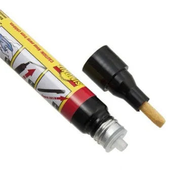 Transoceanic car paint pen aluminium tube scratch repair filler on a car surface