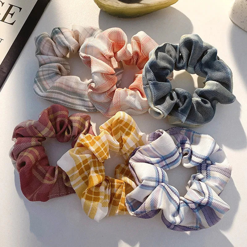 Children's hair ring and hairpin set with autumn and macaron colour options