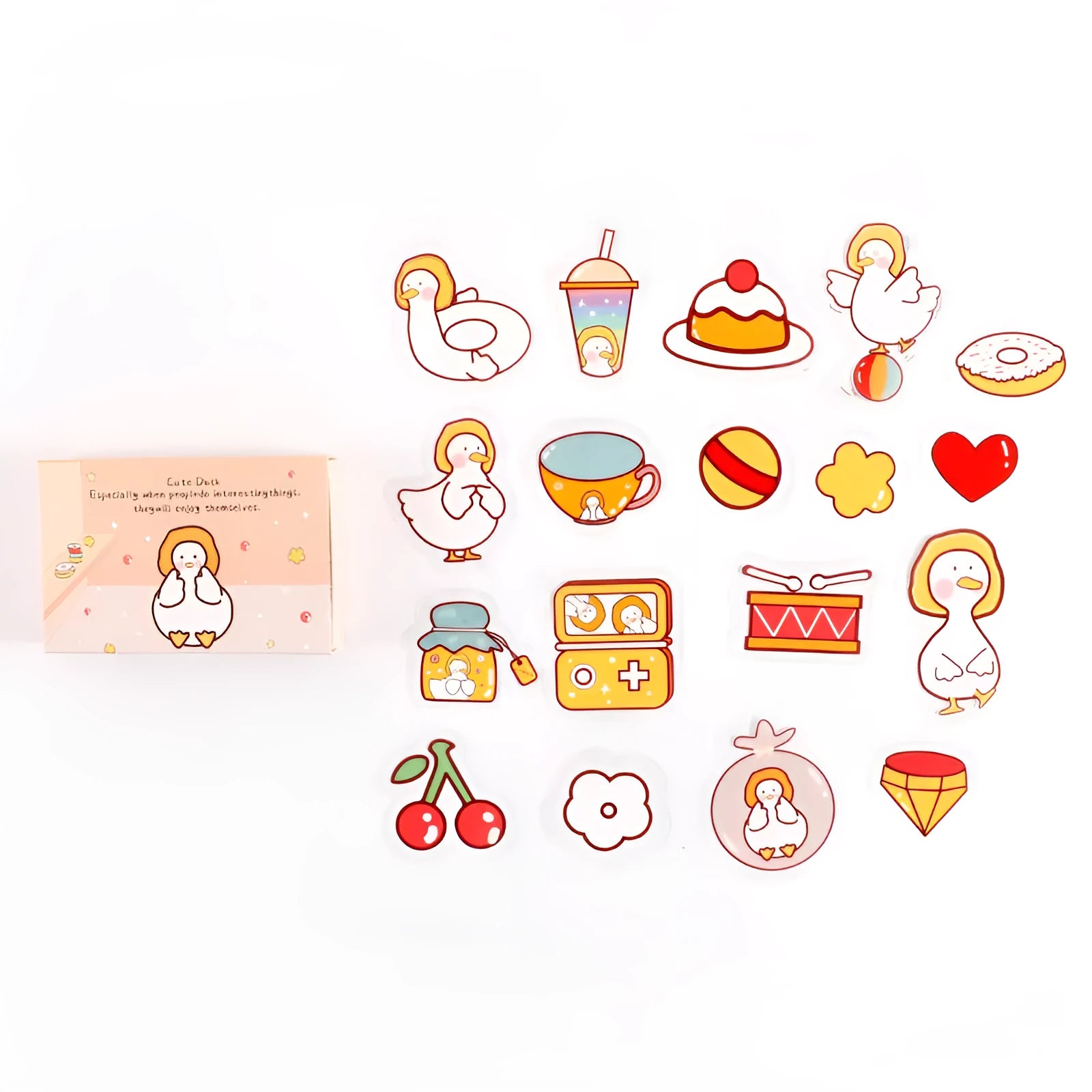 Thibe Little Haruhito 20-piece decorative stationery stickers set with four themed designs