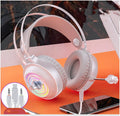 Black wired PC headset with over-ear design and adjustable microphone