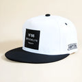 Adjustable baseball cap with Korean N86 letter design in black for sun protection