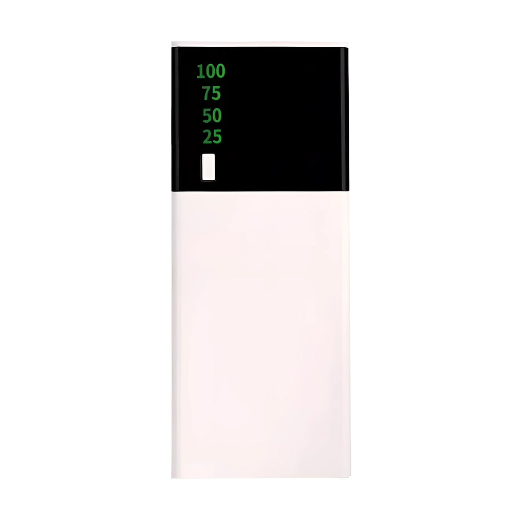 Black rice customised 20000mAh power bank showing 135x60x20mm dimensions