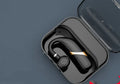 X9 black single ear hanging Bluetooth headset with charging compartment