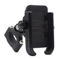 Bicycle riding navigation mobile phone holder in black for motorcycles electric vehicles and bicycles